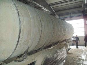 Утеплення резервуарів піною